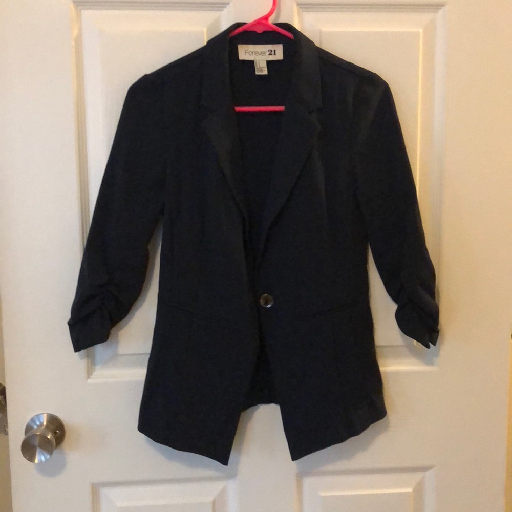 Navy blue blazer